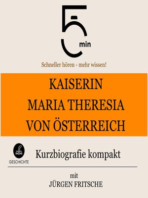 cover image of Kaiserin Maria Theresia von Österreich